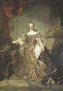 Louis Tocque Marie Leczinska Queen of France wife of Louis XV (mk05) oil